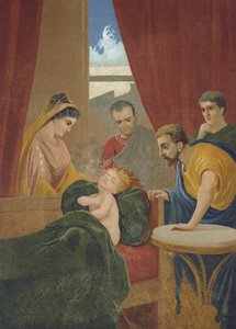 Servius Tullius, legendarische zesde koning van Rome door Spanish School